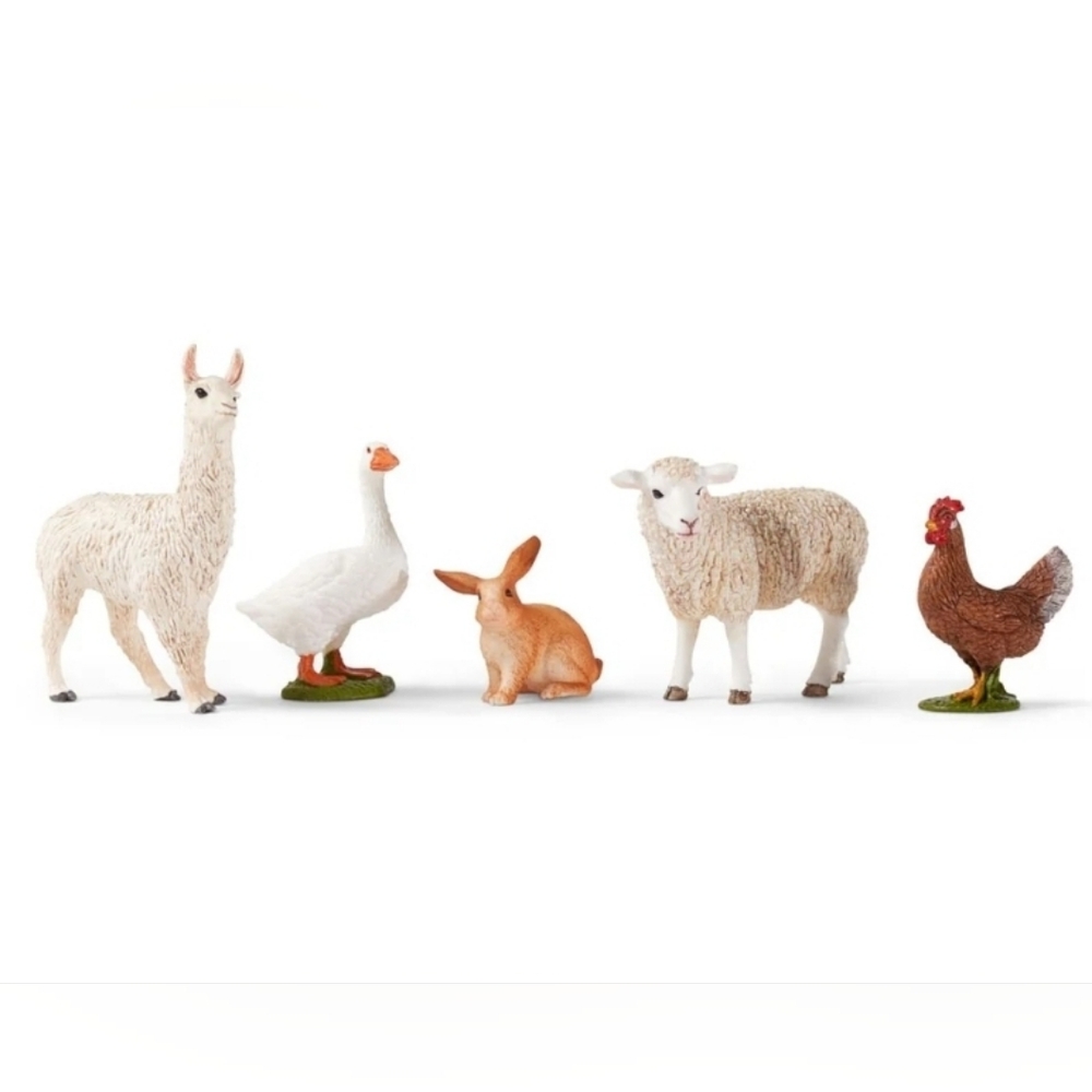 Schleich Farm World Animal Figurine Set 5pc Playset Gift Ages 3+ NEW